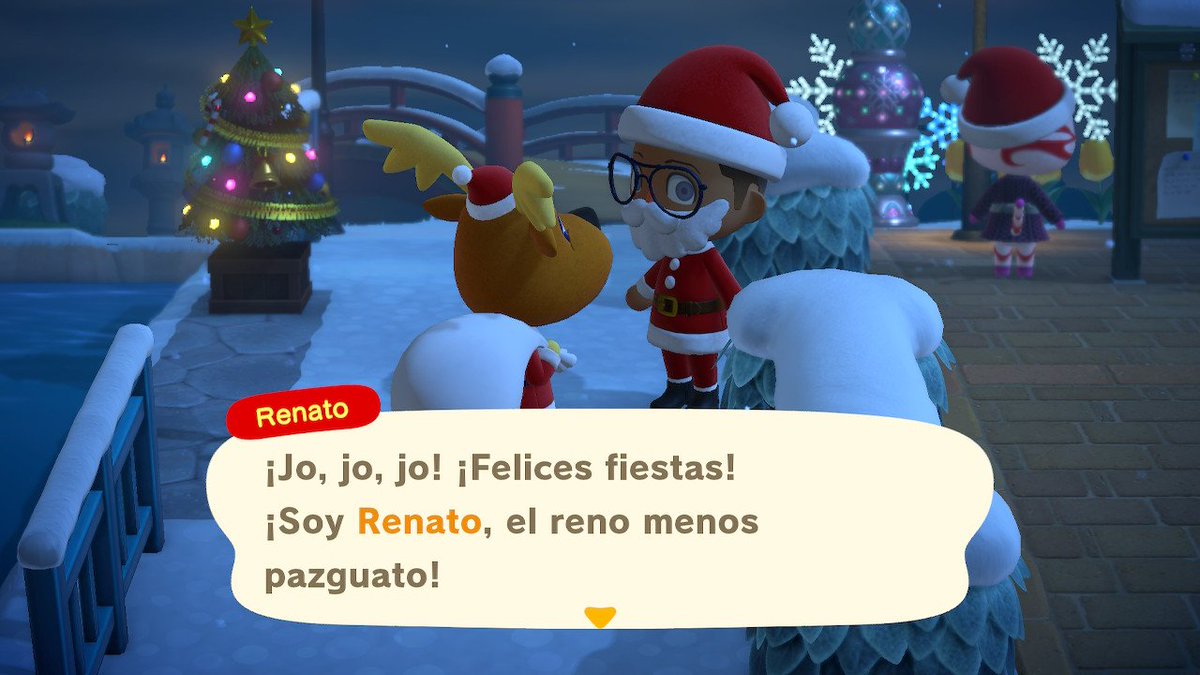 IslaToHo's tweet photo. ¡Feliz día del Juguete! Y ¡Feliz Navidad! Les desea #IslaToHo. Así pasamos la Nochebuena, entre regalos y emociones. #ACNH #AnimalCrossingNewHorizons #AnimalCrossing #IslaToHo #NintendoSwitch https://t.co/GNPqz69Grm