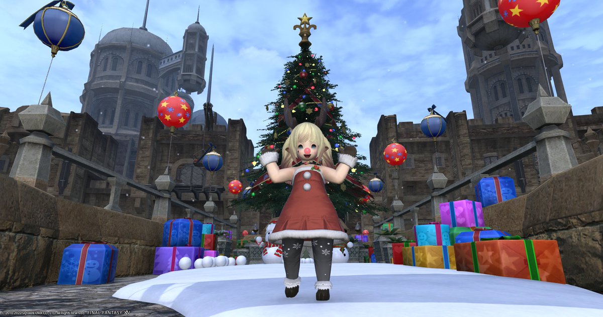 LisaDivine4's tweet photo. Merry Christmas to all from my lil Popoto Lala 😊
#FinalFantasyXIV #ff14 #FFXIV #FINALFANTASYXIVOnline #StarlightCelebration #ff14mount #lalafell #lala #Popoto #GPOSER #Christmas2022 #seasonalevent https://t.co/hY4uthOzUi