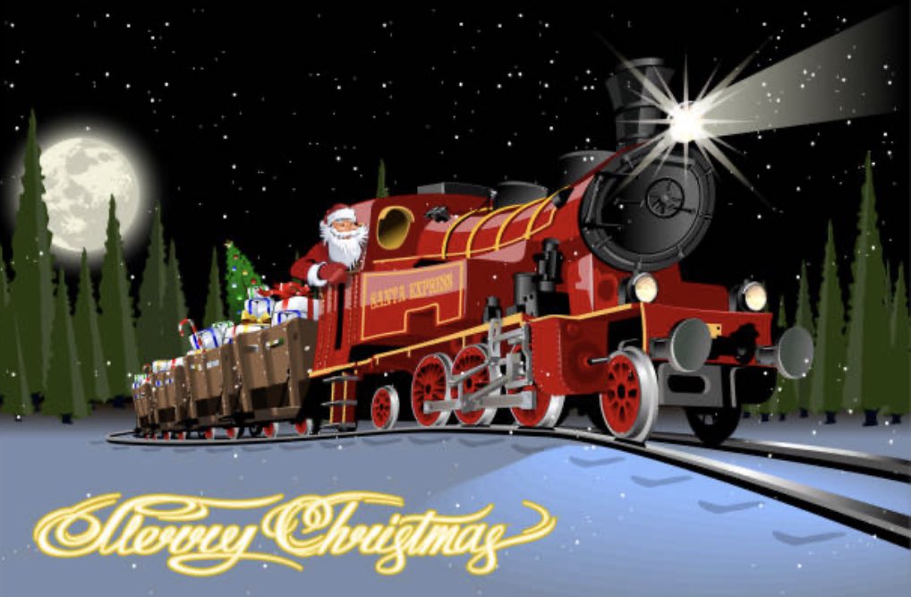Happy Holidays from The Train Quest Party Rental Company 🚂💨 And Happy New Year! #MerryChristmas #austintexas #HappyNewYear2023