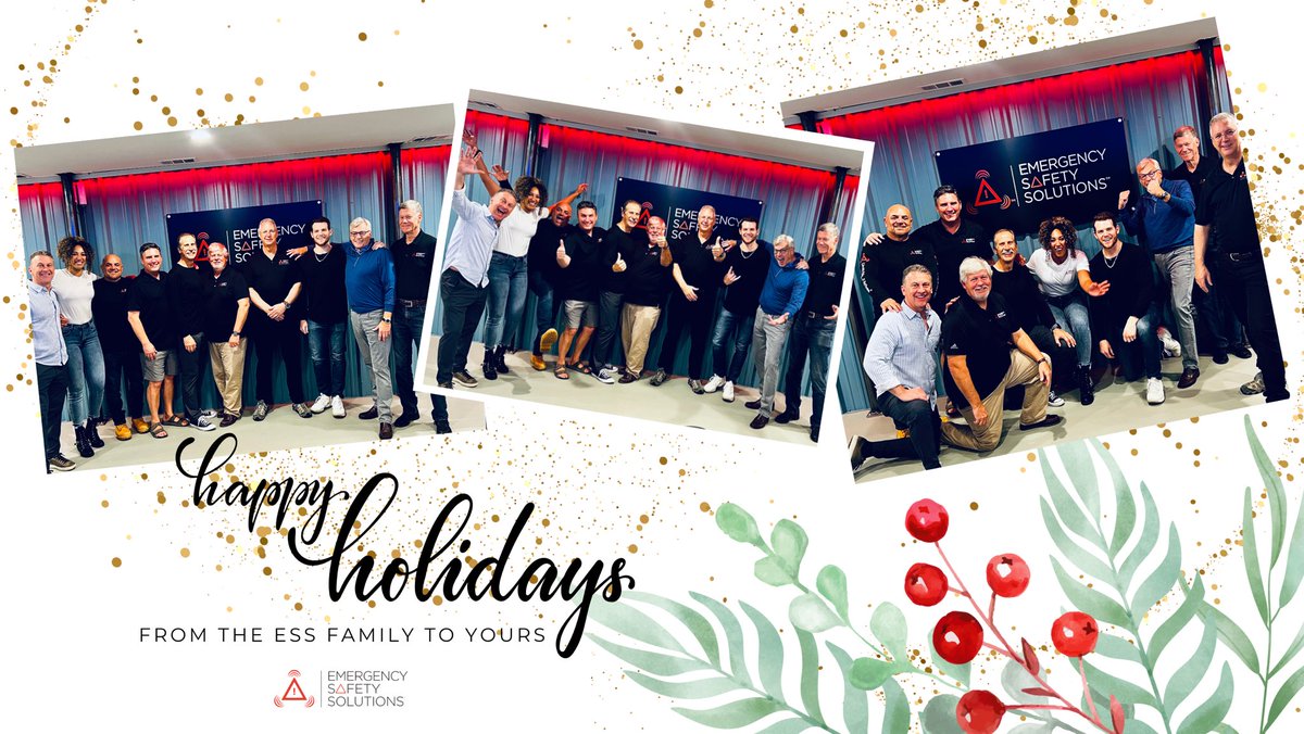 ESS_Help's tweet image. Season's greetings from the very merry team at Emergency Safety Solutions. From all of us to all of you, #HappyHolidays 🎄 

Have fun and drive safely!

#ESSHELP #happyholidays2022  #christmas2022
