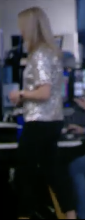 <a href="/SkyNews/">Sky News</a> The real star of the newsroom is <a href="/JEMilneSky/">Jordan Milne</a> whose sparkly glittering top you could see every hour rushing around doing very busy and important work at the other end of the line to <a href="/laurabundock/">Laura Bundock</a>.