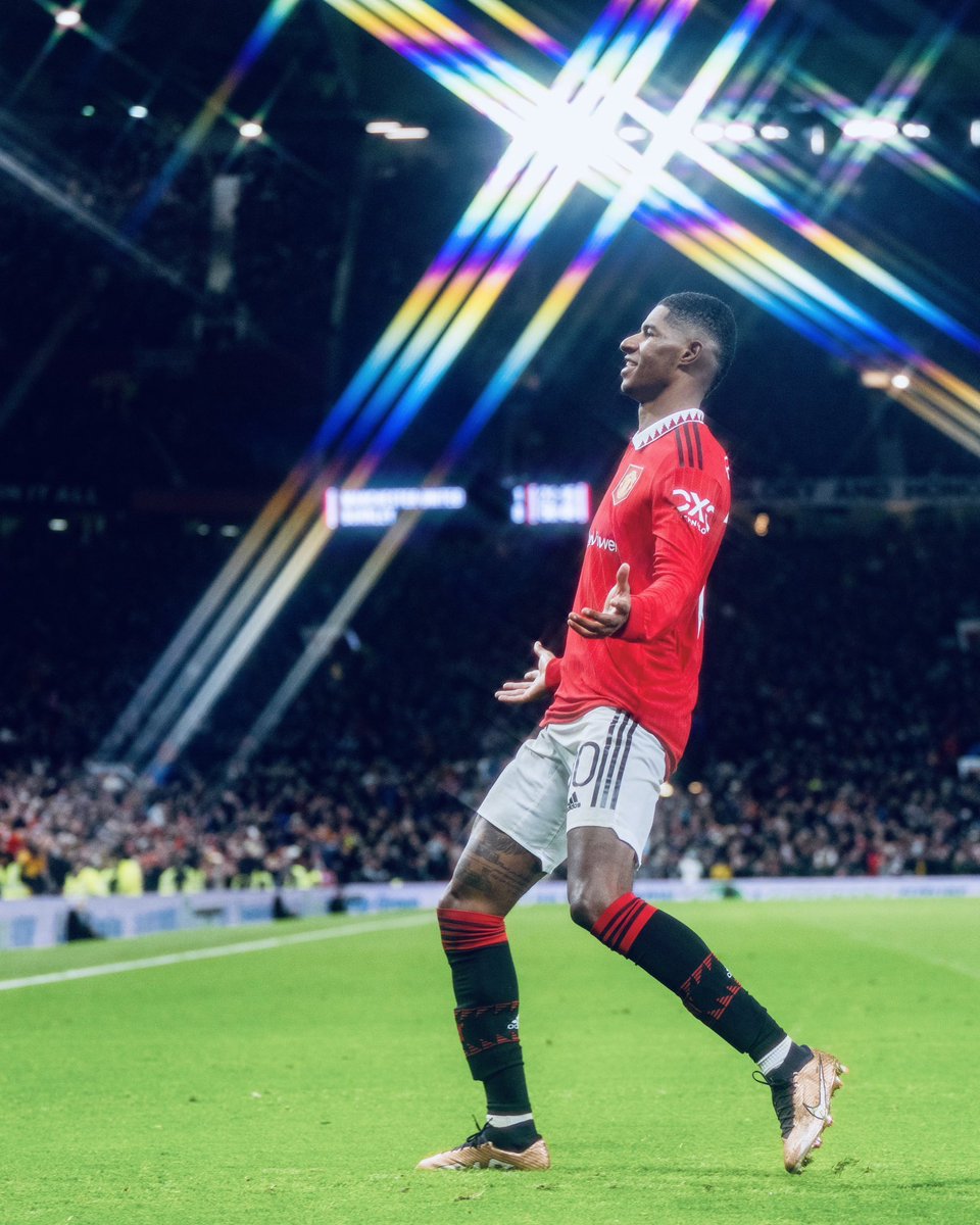 UTDMarcel's tweet image. No goalkeeper has EVER kept a clean sheet when Marcus Rashford scored against them. 

A star 💫