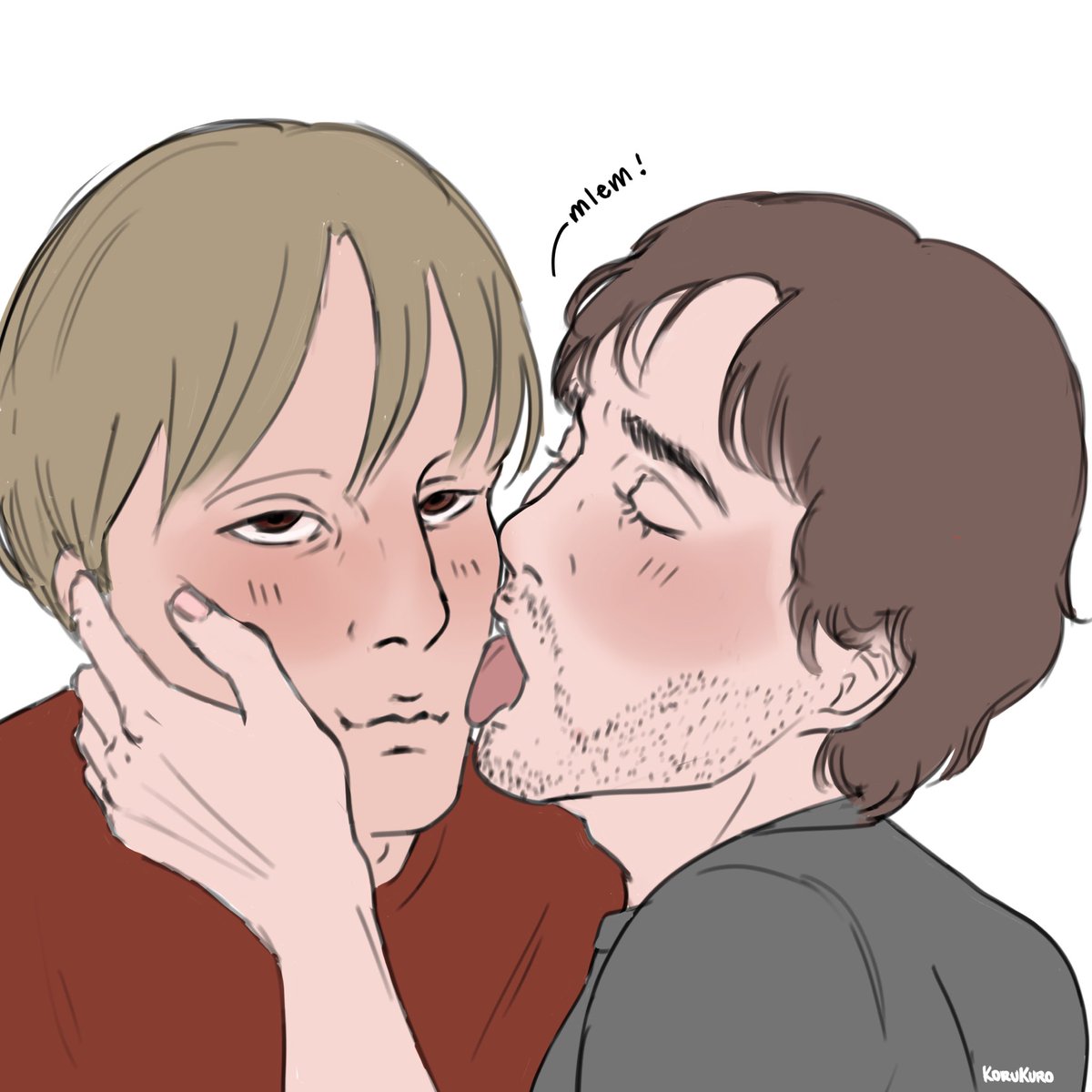 mikmidoit's tweet image. just bros being bros #hannibros #Hannigram