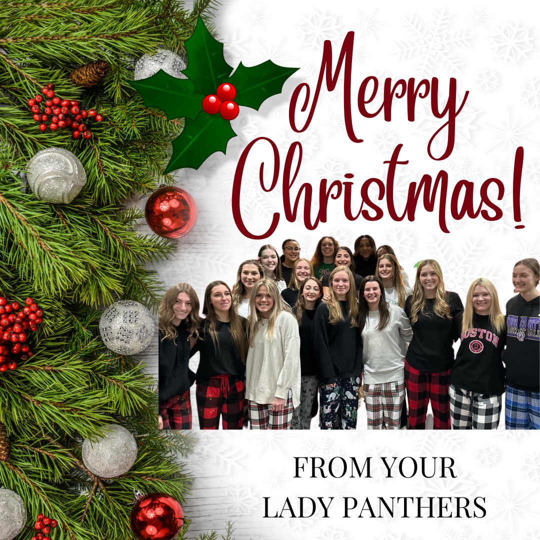 The Lady Panthers hope you all have a Merry Christmas. #MerryChristmas #UnionUnited