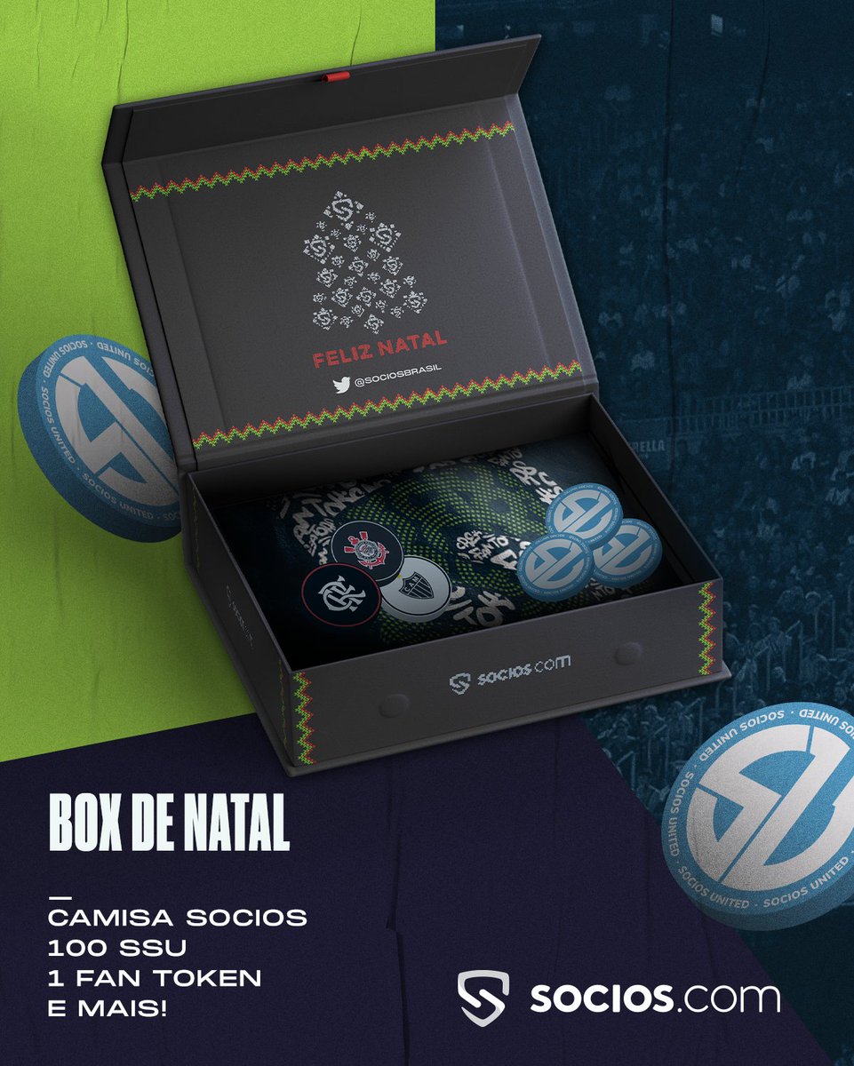 😇Foi um bom seguidor este ano? Garantiu Fan Tokens do seu time do coração?

🎁Então vamos de presente de Natal! 
 
Para concorrer:
✅Seguir <a href="/SociosBrasil/">Socios.com 🇧🇷</a>  
✅RT este post
✅Desejar Feliz Natal pro ADM

3️⃣ vencedores serão anunciados aqui no dia 02/01! 

#NatalSocios🇧🇷