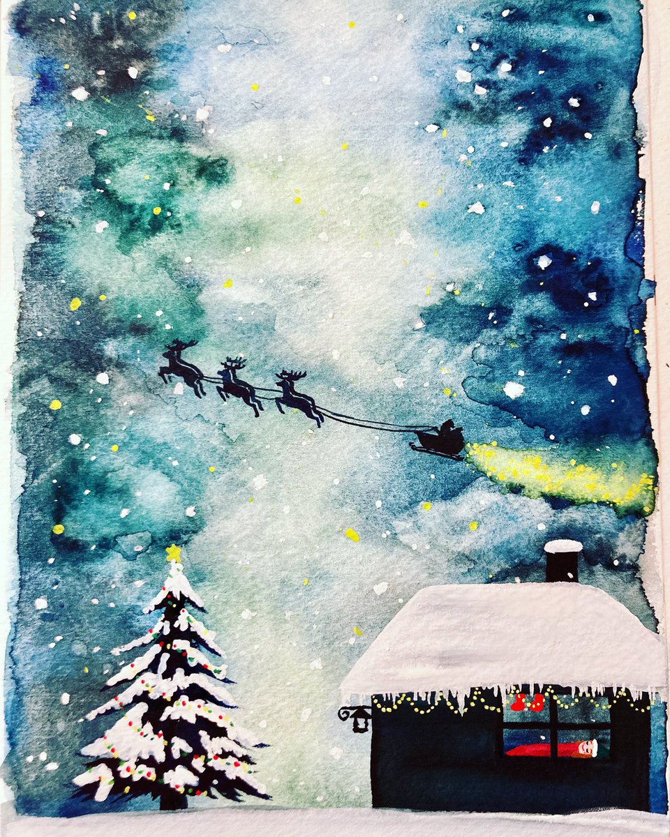 Gt81083010's tweet photo. Merry Christmas guys🎅🏻🎄🎁🦌✨✨🥺☃️#Christmas #drawing #Christmasart #一日一絵 https://t.co/JX2ET901MD
