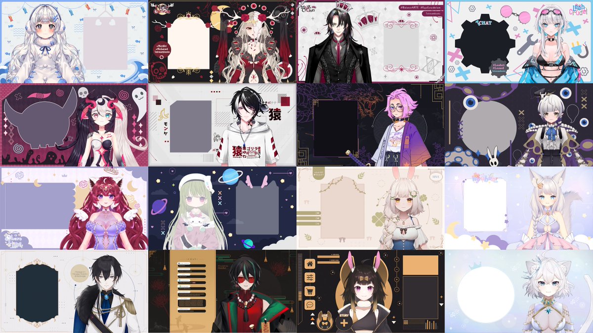 shushitweet's tweet image. compilation of my works that I liked for this year!!

had lots of artblock and constant doubts with my own skills- but yey we did it ^w^

tysm for being patient with me this year, i've been having a hard time with designing lately but im glad that u guys still enjoy my works T_T