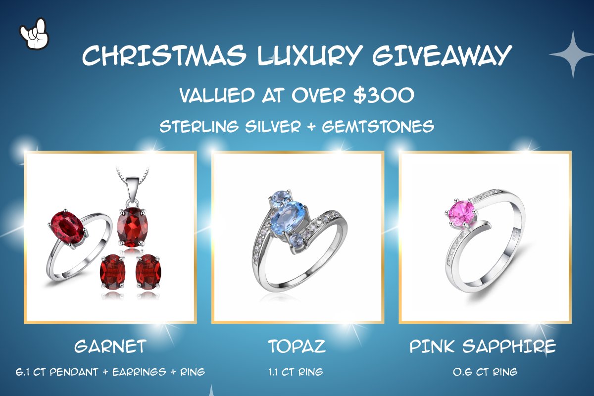 💎300 $USD Chistmas Luxury #Giveaway💎

🥇Natural garnet set
🥈Natural topaz ring
🥉Pink sapphire ring

1⃣ Follow <a href="/MadKidsNFT/">Mad Kids</a>
2⃣ Add #MadKids to your Twitter profile name
3⃣ Like, RT &amp; tag frens
4⃣ Join Discord: discord.gg/madkids

🕰️ 72h

#Giveaways #GiveawayAlert #luxury