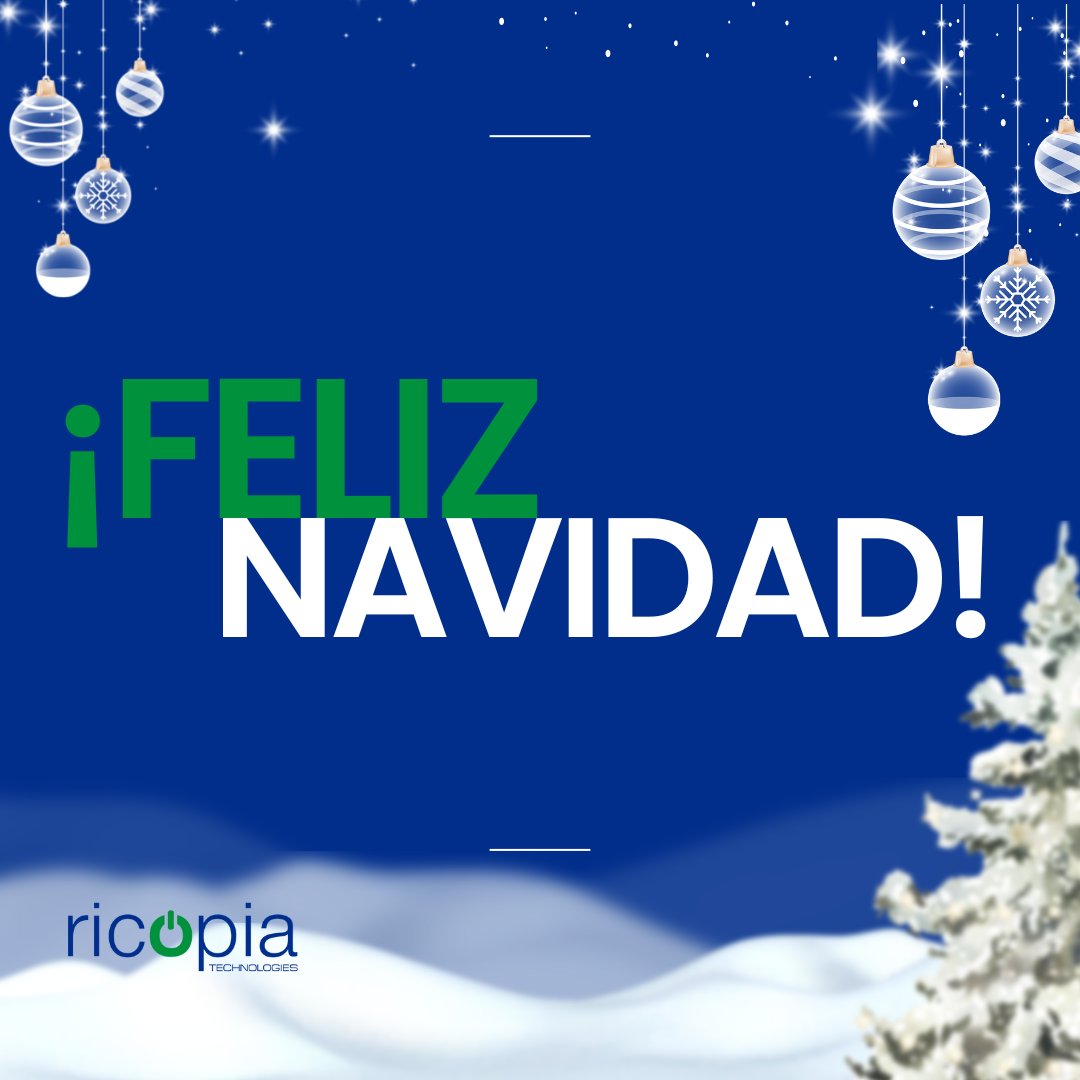 RicopiaTech's tweet photo. ¡FELIZ NAVIDAD! 🎄✨

Desde @RicopiaTech os queremos desear unas felices fiestas y esperamos que las paséis rodeados de vuestros seres queridos 💙💚

¡Felices fiestas! 🥰

----------
#Ricopia #Ricoh #Printing #Digitalización #Madrid https://t.co/lXG7OJoWhS