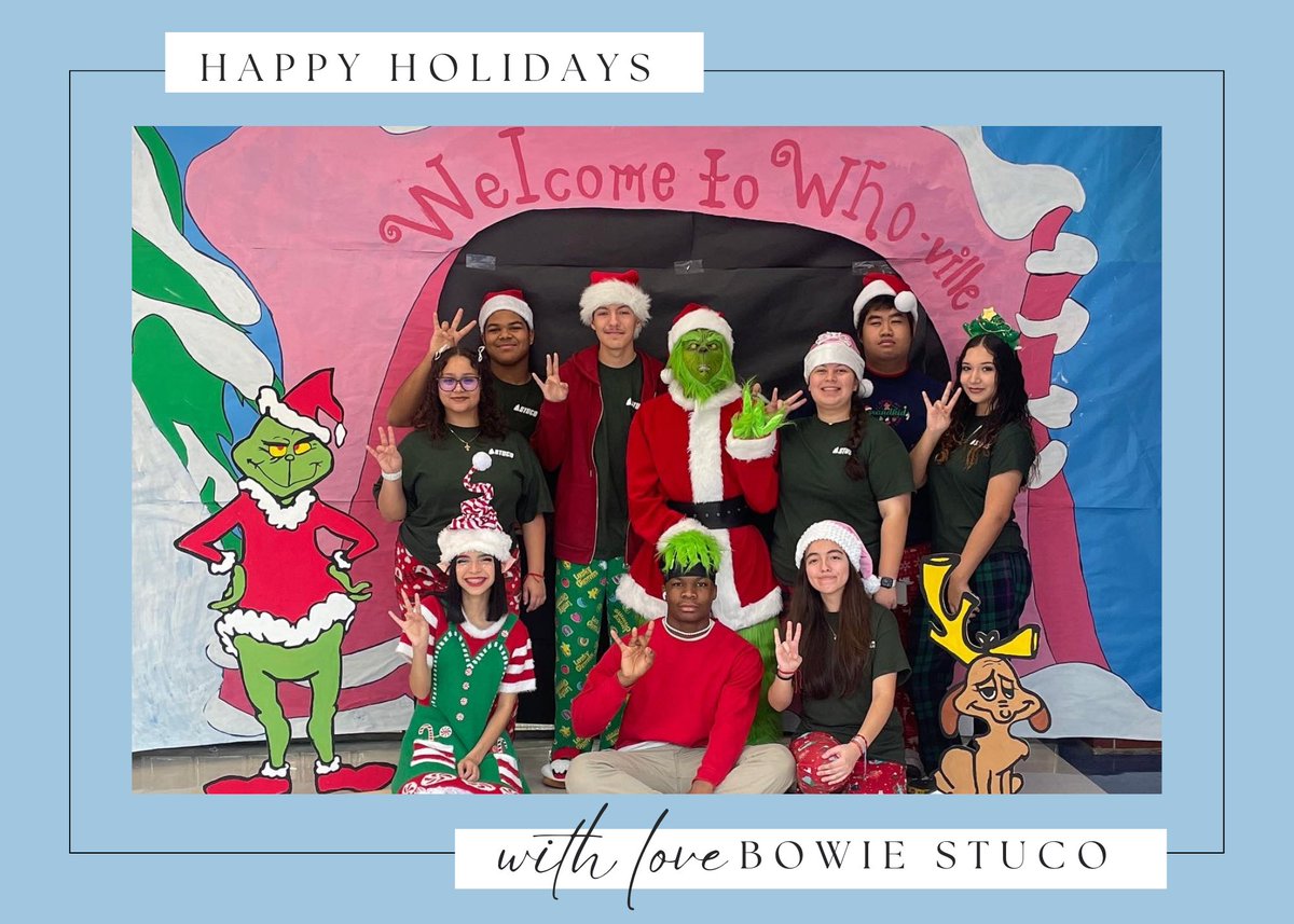 Merry Christmas and Happy Holidays from the stuco officer team. We hope everyone has a merry and warm Christmas. 🎄🦌❤️