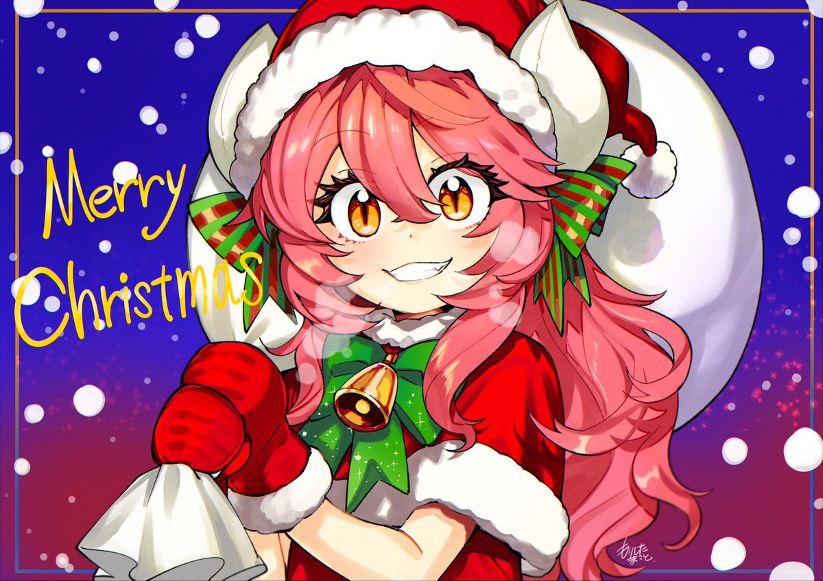 「まだ世界のどこかはクリスマスMerryChristmas 」|森下真@すだちの魔王城④巻3/16！のイラスト