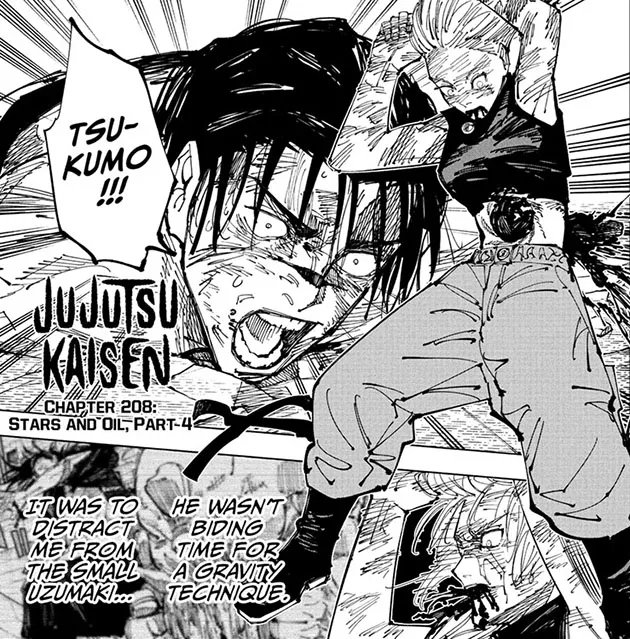 Shonen Jump on X: Jujutsu Kaisen, Ch. 208: In the midst of battle, Kenjaku  realizes the gravity of his situation! Read it FREE from the official  source!   / X