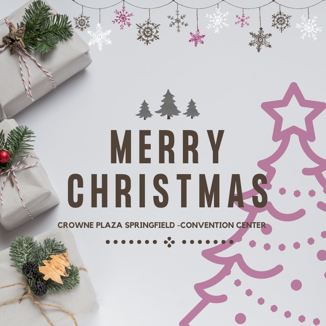 Our Crowne Plaza Springfield family would like to wish you all a Merry Christmas! 🎄
