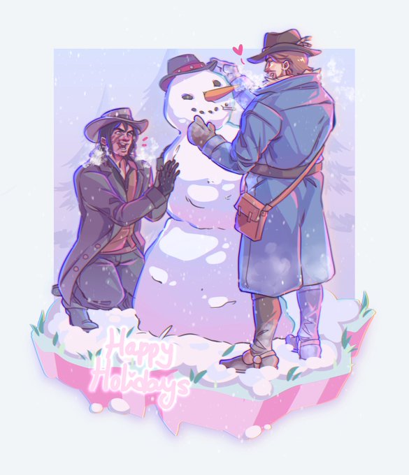 「2人の男性 雪だるま」のTwitter画像/イラスト(新着)｜2ページ目