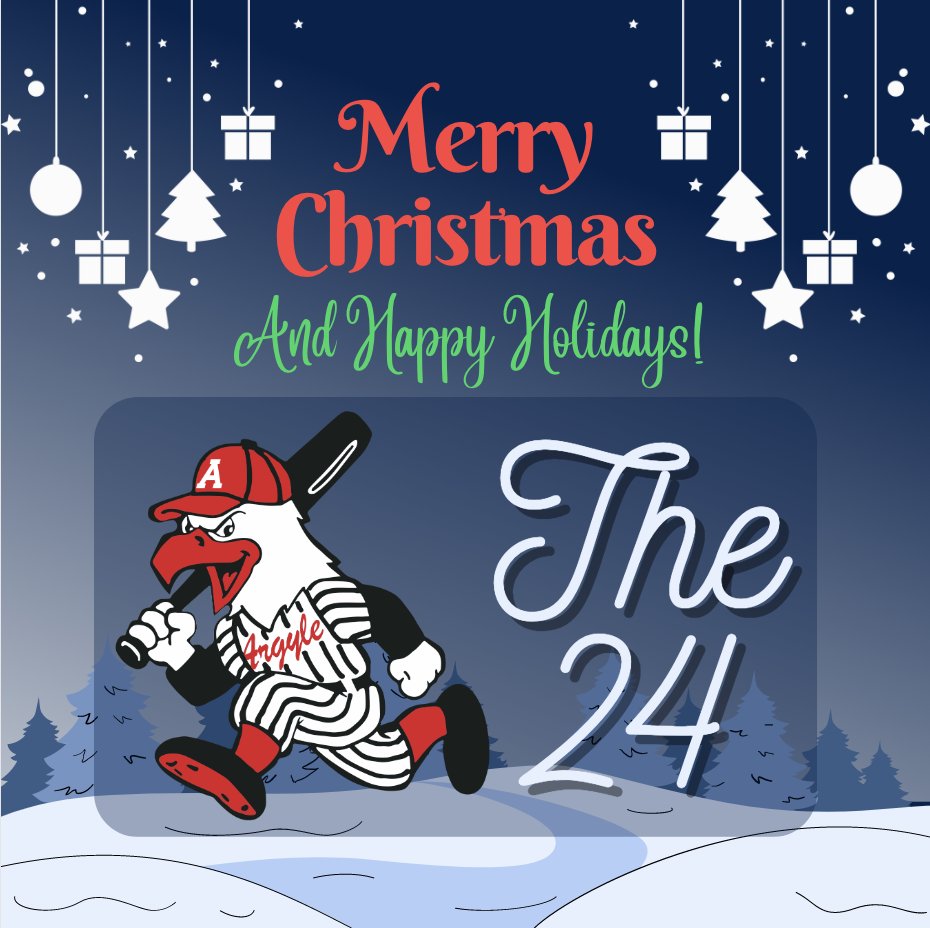 Merry Christmas and Happy Holidays from #The24 and Argyle Baseball!