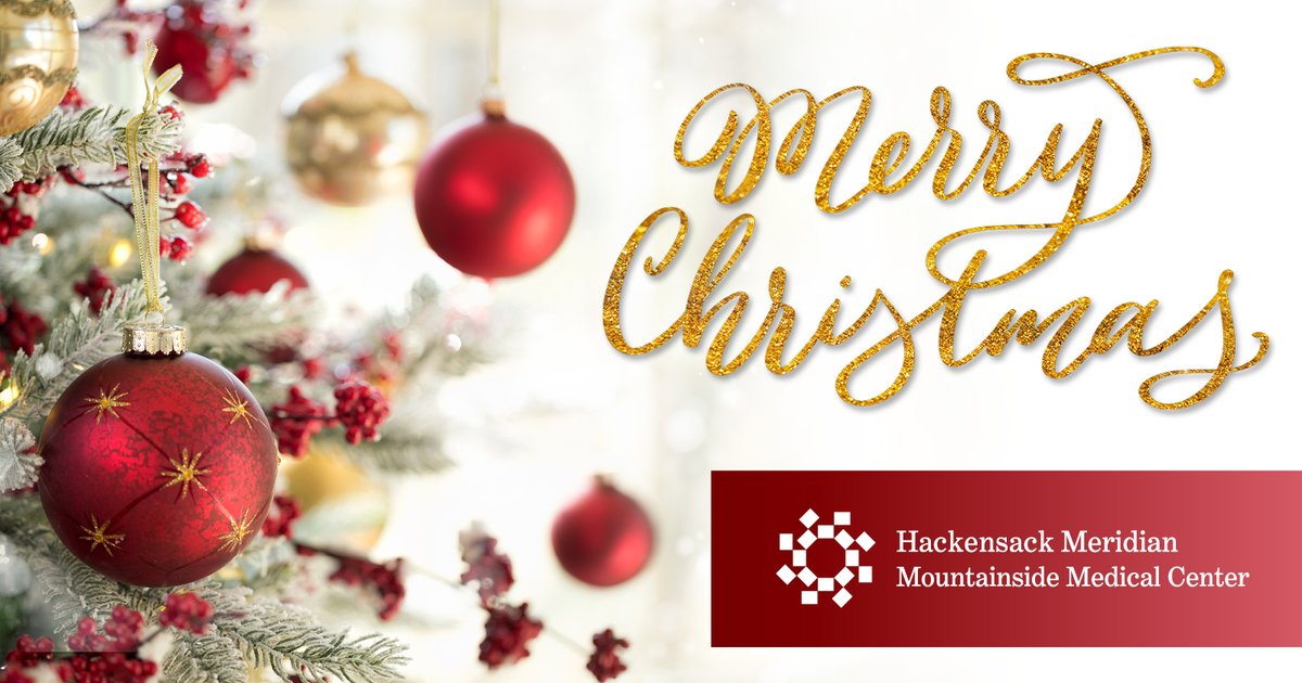 MtnsideMedCtr's tweet photo. Merry Christmas! No matter how you’re spending your day, we wish you a celebration full of peace and joy. https://t.co/KJygbHKEfq