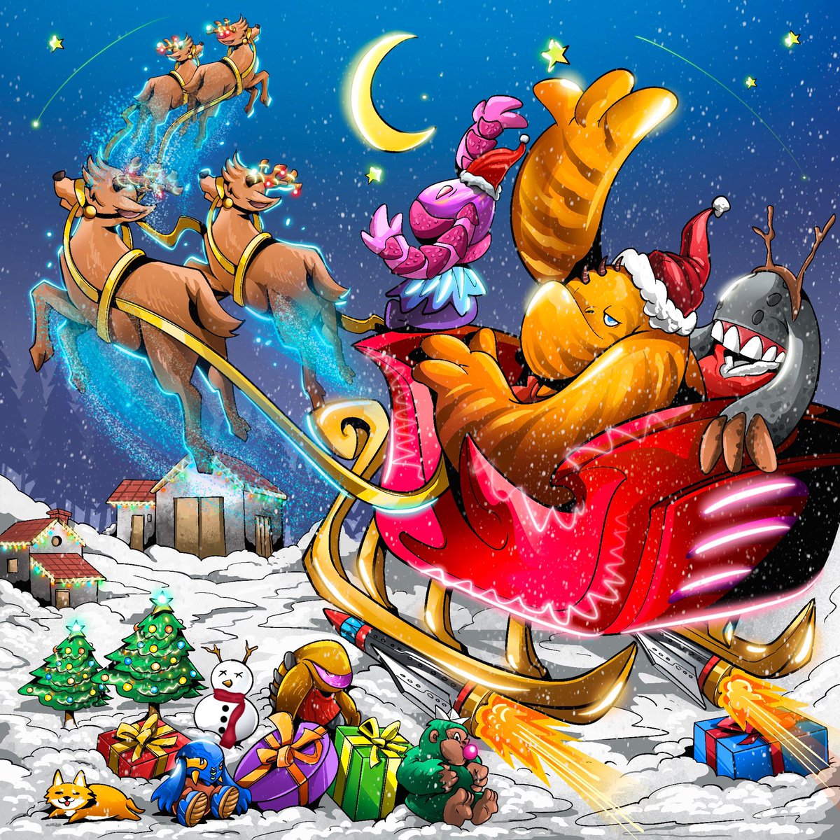 EarpitzNFT's tweet image. Merry Pitz-Mas ! 🎄👾 
Wishing you all the happiest of holidays ❤️