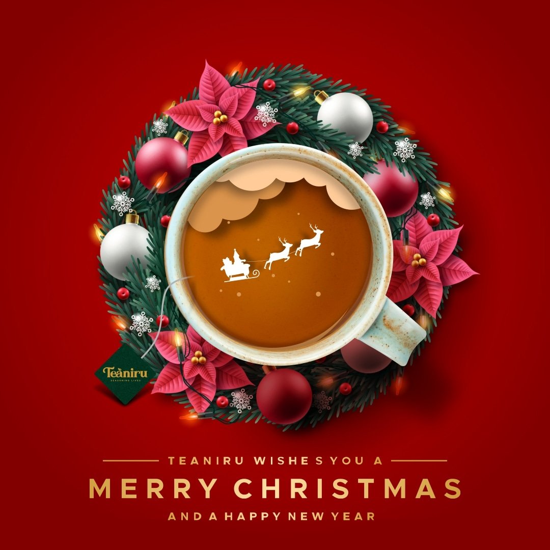 Merry Christmas to everyone!

Have a fun-filled wellness holiday.

#Teaniru #tea #wellness #Christmas #Christmas2022 #holidays #merryvibes #merriment #santaclaus #santa #gifts