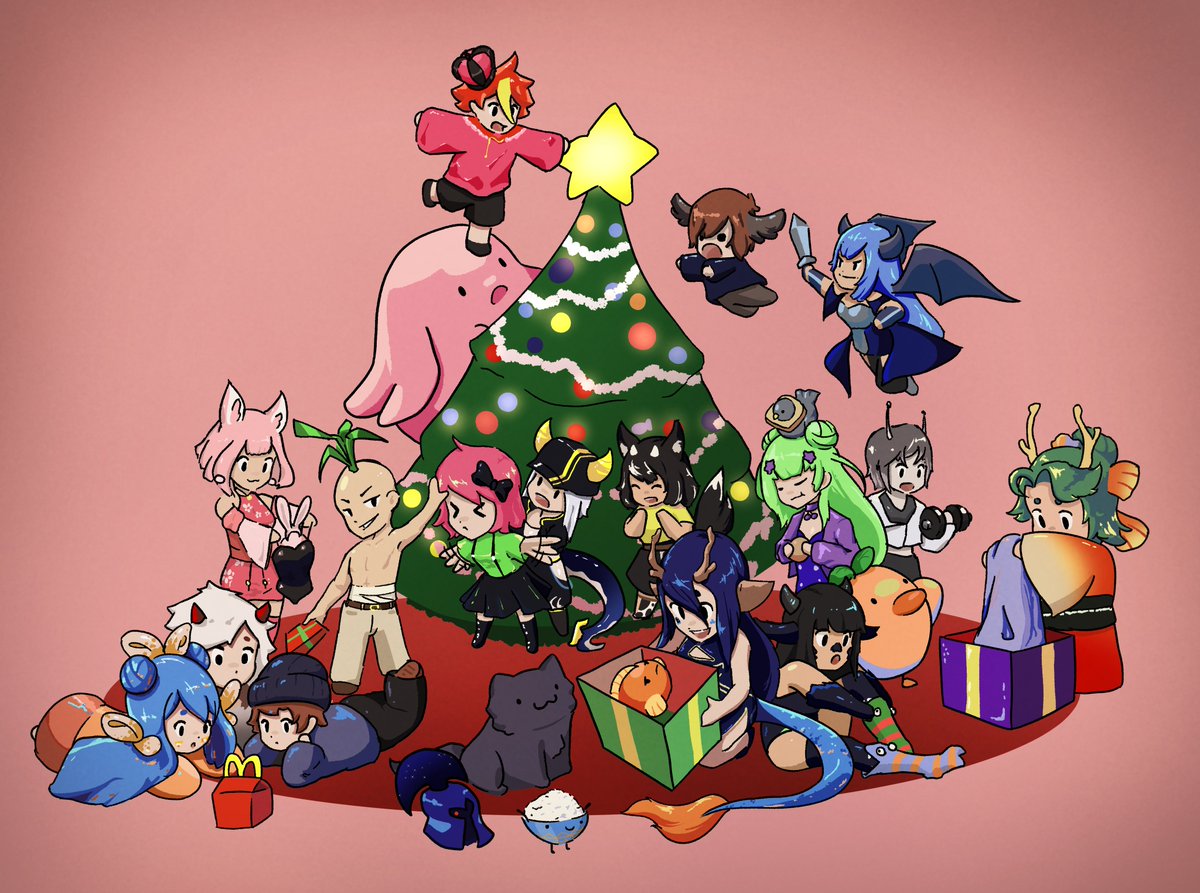 LaggyKitten's tweet photo. I've met so many people that have made my year so much brighter,  Merry Christmas to everyone who sees this, you're amazing! https://t.co/TmgQn8xnXg