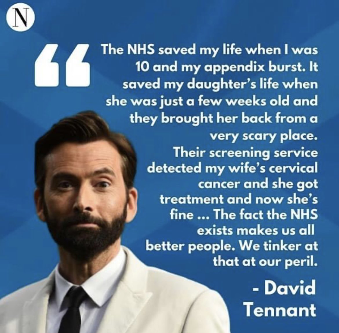 If you don't know how to say thank you to the NHS...just retweet this...
<a href="/NHS/">@NHS</a>