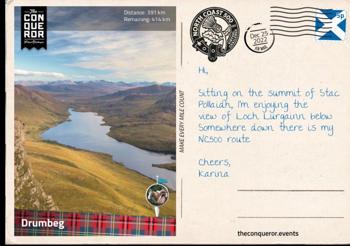 karina_kk24's tweet image. #virtualchallenges #theconqueror #scotland #stacpollaidh
Running weather... Soaking wet..