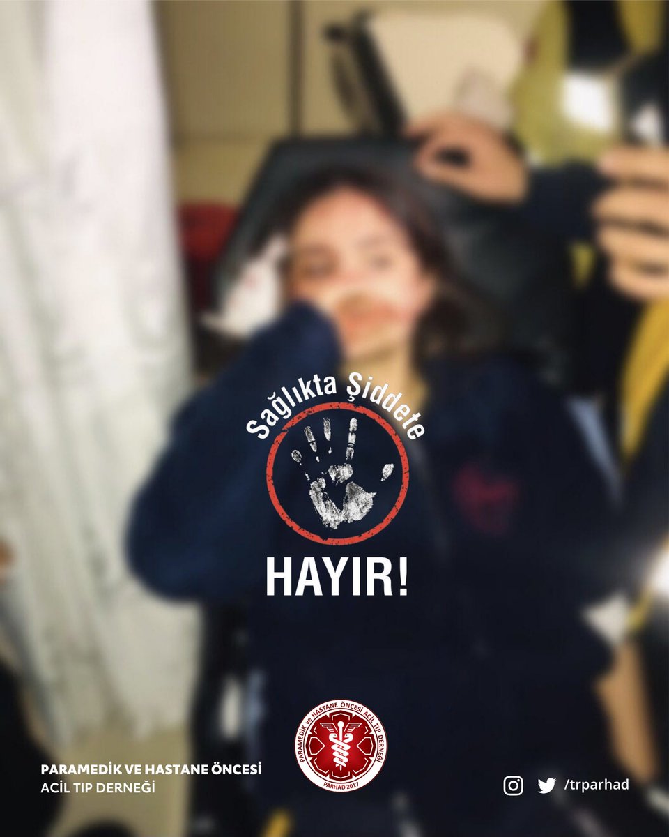 Hatay Defne 4 No’lu ASHİ'nda görev yapan meslektaşlarımız gece vakti gittikleri trafik kazası vakasında olay yerindeki alkollü bir şahıs tarafından sözlü ve fiziksel şiddete maruz kalmışlardır. 
Meslektaşlarımıza geçmiş olsun dileklerimizi iletiyoruz. #SağlıktaSiddeteHayır