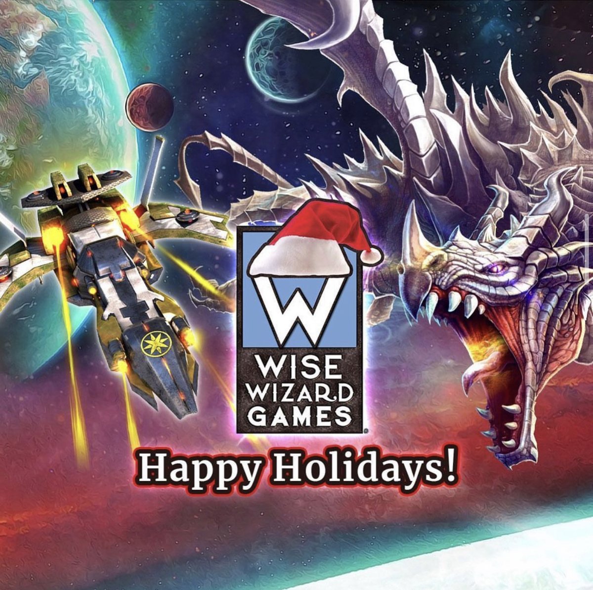 Happy Holidays from all of us at Wise Wizard Games! 🎁 🎄

Thank you all for your support this year. We hope you enjoy some time with family or friends playing games and having fun and we’ll see you next week!