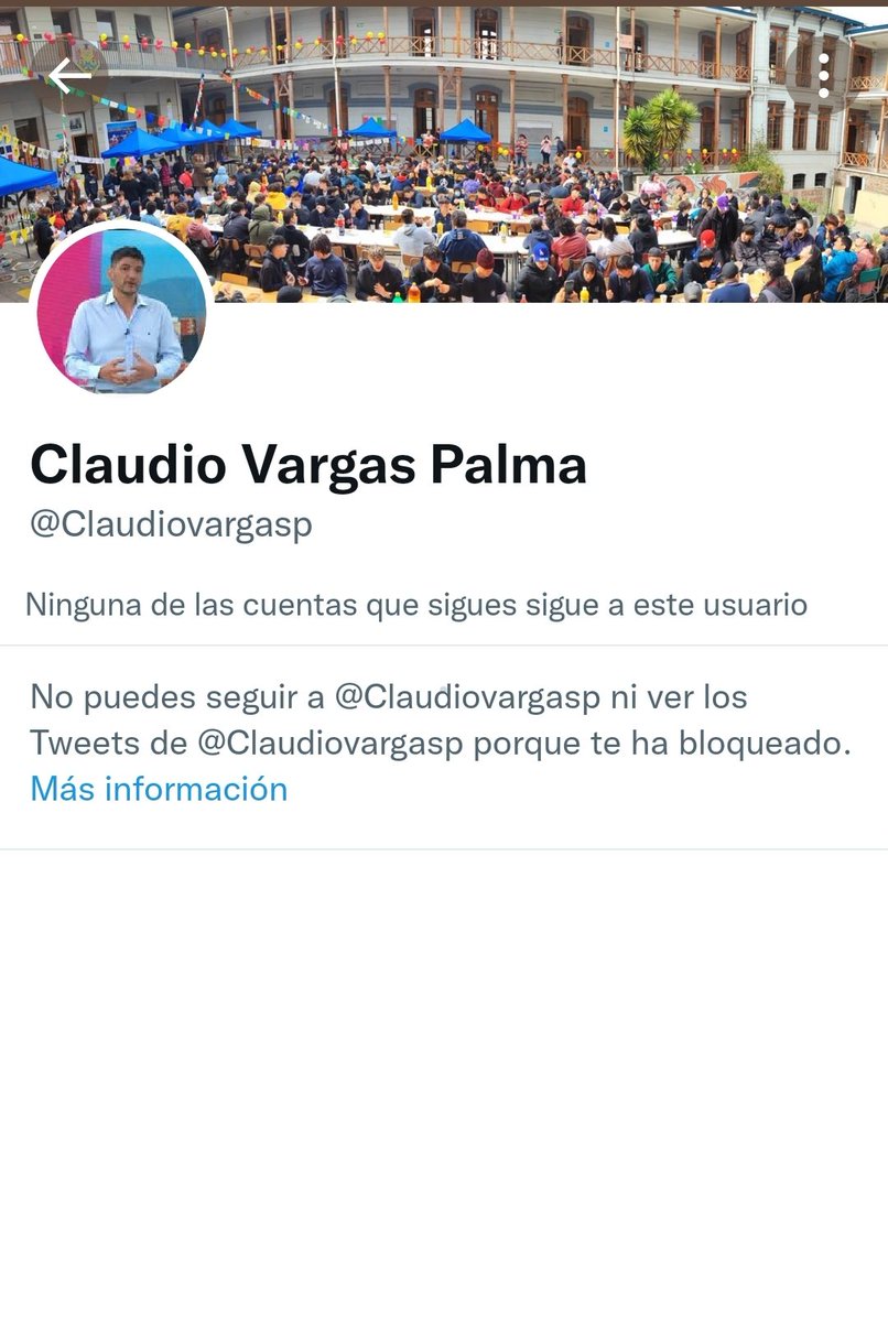 @Capitanleviack1 @Claudiovargasp Aguantó un solo mensaje... Me imagino Cuando lo comiencen a funar en redes sociales 🤣🤣... Se va a 💩💩 entero.
Va tener que usar pañales 🤣🤣