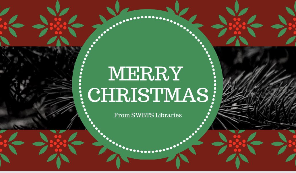 SWBTS Libraries (@swbtslibraries) on Twitter photo 