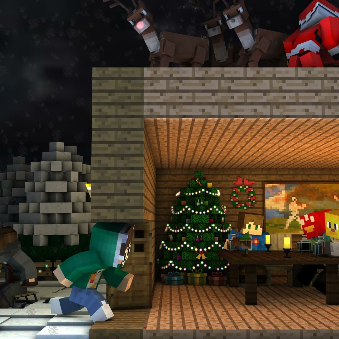 Genuine_MC's tweet photo. Happy Holidays and Merry Christmas from our Minecraft Family to yours! May your day be a day filled with love and joy! 

#genuinemc #genmc #Minecraft #MinecraftServer #gaming #gamingcommunity #Christmas #Christmas2022 #holidays #HappyHolidays https://t.co/fIAkM1AO80