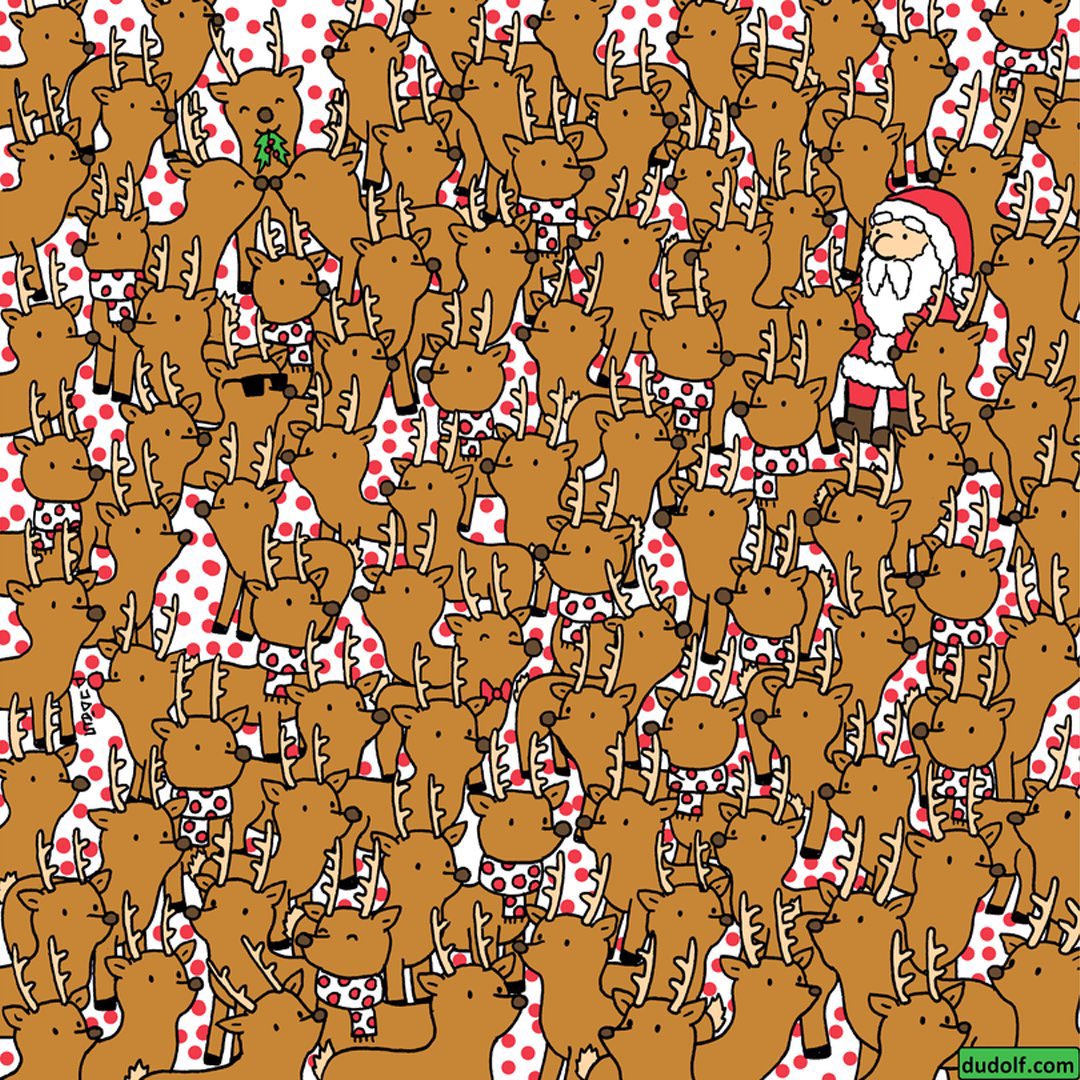 Can you find Rudolph? ❤️🎄🎁