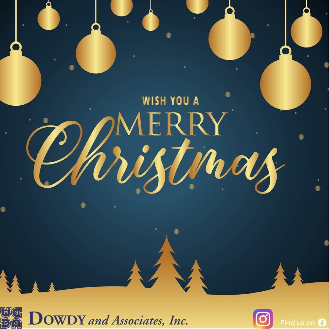Merry Christmas from everyone at Dowdy and Associates, Inc. we’d like to say thank you for your continued loyalty and faith in us. Put your feet up and have a well-deserved rest this Christmas and let every day of the holiday season be filled with joy.

#merrychristmas2022 
#hvac