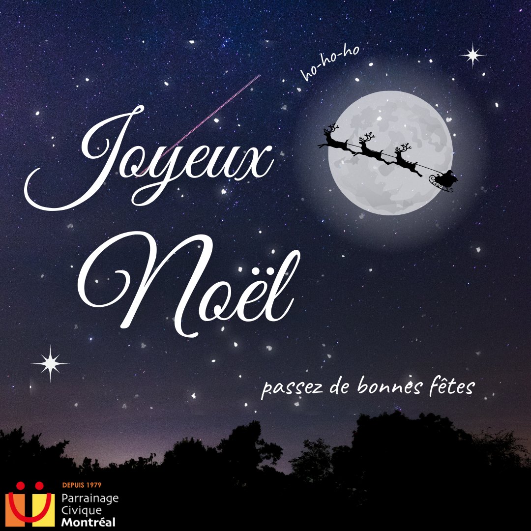 C’est enfin Noël!
Toute l’équipe du PCM vous souhaite un très Joyeux Noël, on espère que vous passez de belles fêtes de fin d’année entouré de votre famille ou de vos amis ! ❤️

#parrain #marraine #filleul #parrainage #membre #di #pcm #parrainageciviquemontreal #mtl #montreal