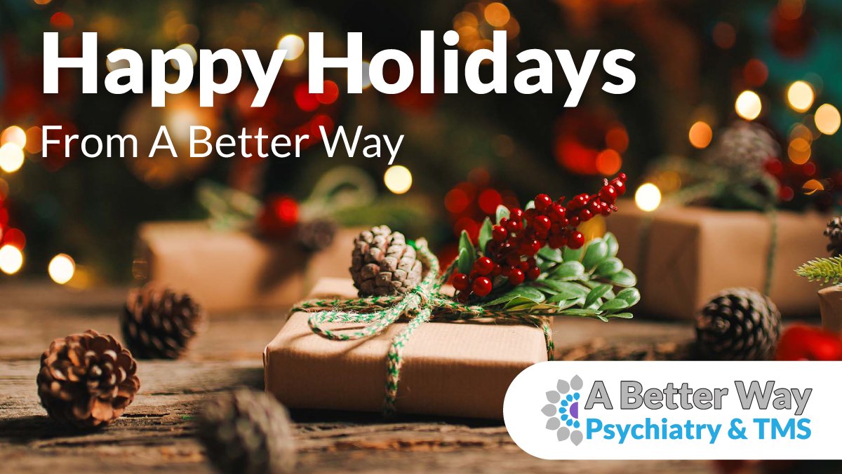 Have a safe and joyful evening.
...
#Anxiety #AnxietyTreatment #TMS #ABetterWay #Tustin #CostaMesa #Stanton #HuntingtonBeach #PrescriptionAlternative #FreeConsultations #TMS #Depression #California #MentalHealth #happyholidays #merrychristmas #happyhanukkah #seasonaldepression