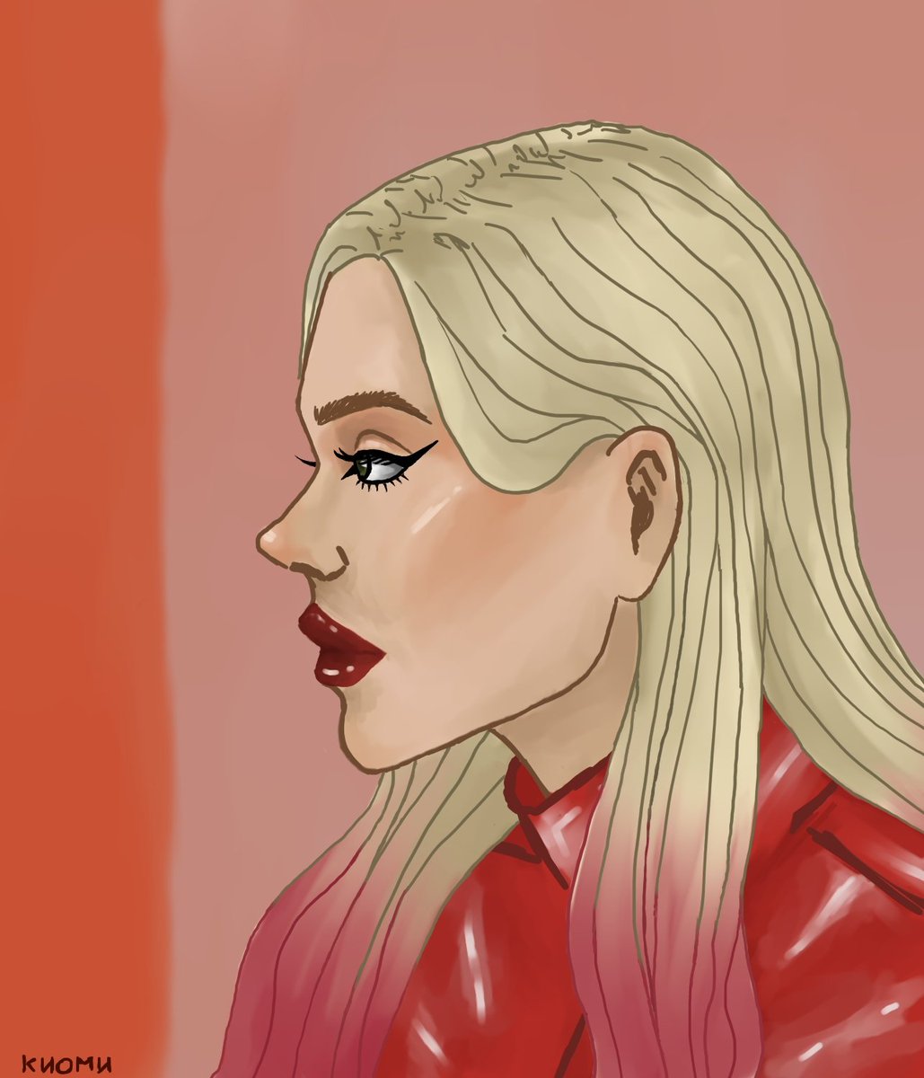 _space_void_'s tweet image. нарисовала дашеньку каплан✋🏻💞