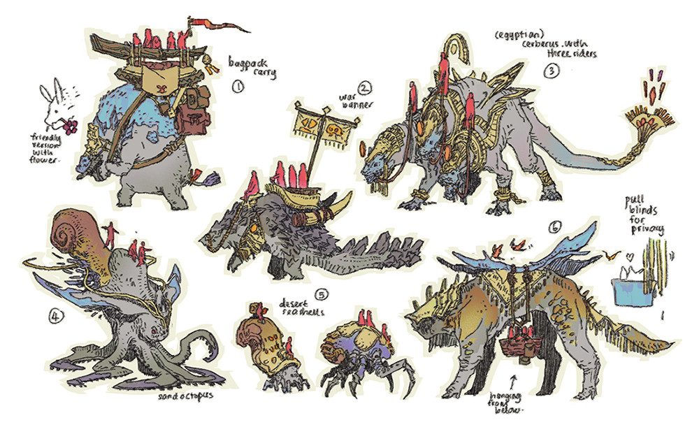 「Guild Wars 2 Path of Fire : 40 Concept A」|IAMAGのイラスト