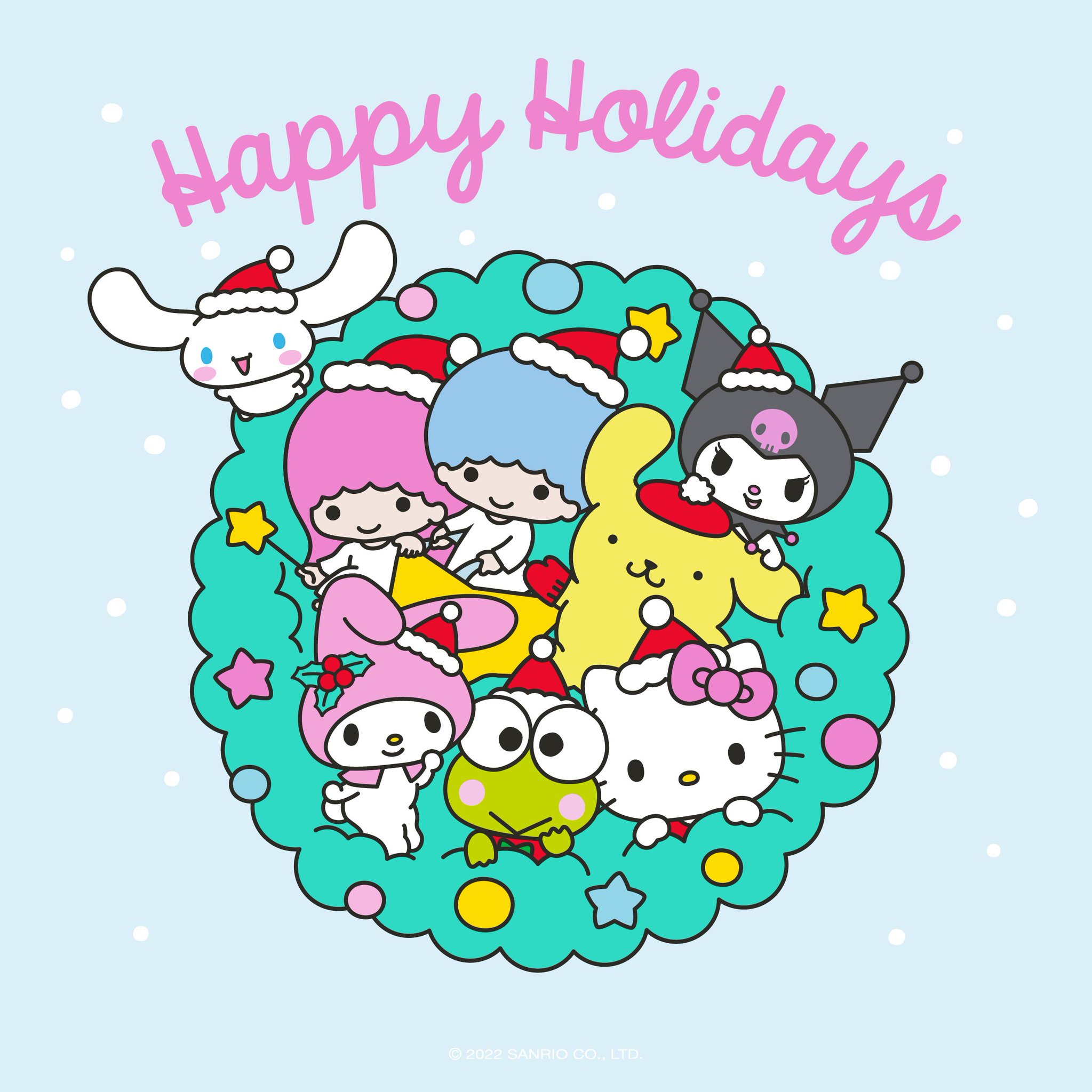 Sanrio on Twitter "Happy holidays from your Sanrio friends! 🎄 https//t.co/xyKoR6k8lD" / Twitter