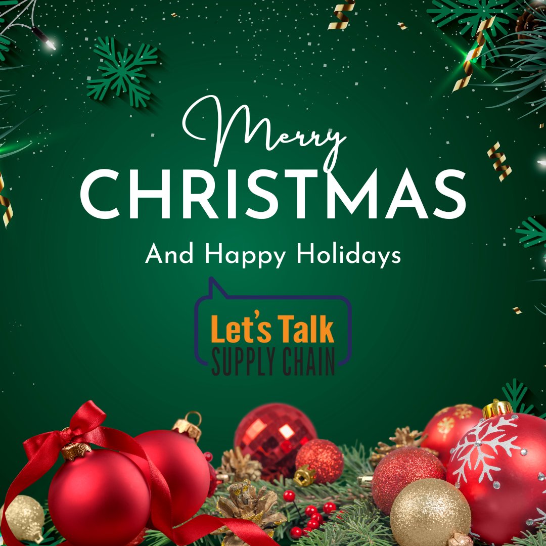 Merry Christmas and Happy Holidays from our team to yours!

#Letstalksupplychain #HappyHolidays #MerryChristmas #SupplyChain #procurement