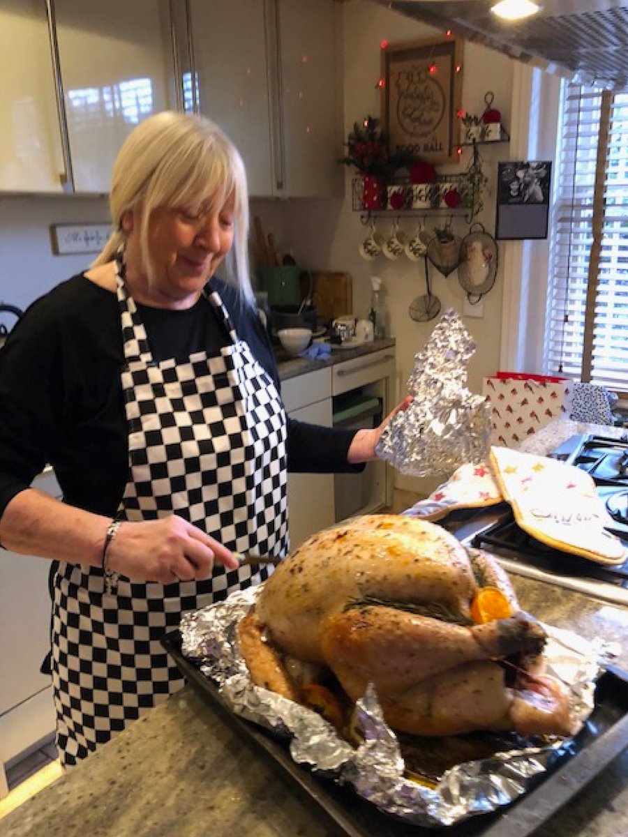 Great thing about being together over 40 years is you have traditions.
Every Christmas Day I risk saying: 'Blimey, there's a big old bird!'
And Wendy will answer in response: 'Well she's got to feed a fat old boy!'
#MerryChristmasEveryone