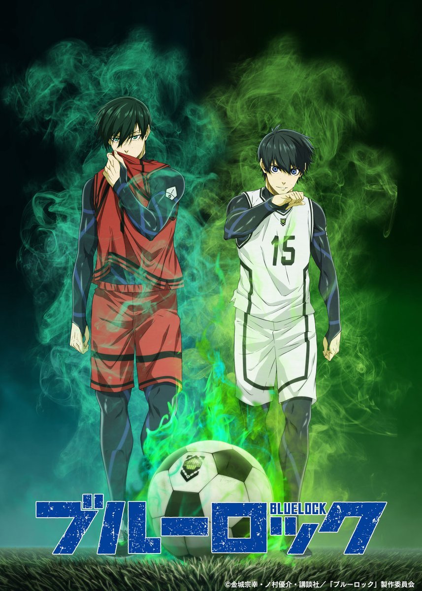 Esta es la imagen promocional para el segundo arco de Blue Lock

El anime volverá el 7 de enero ⚽️🔥

#BlueLock