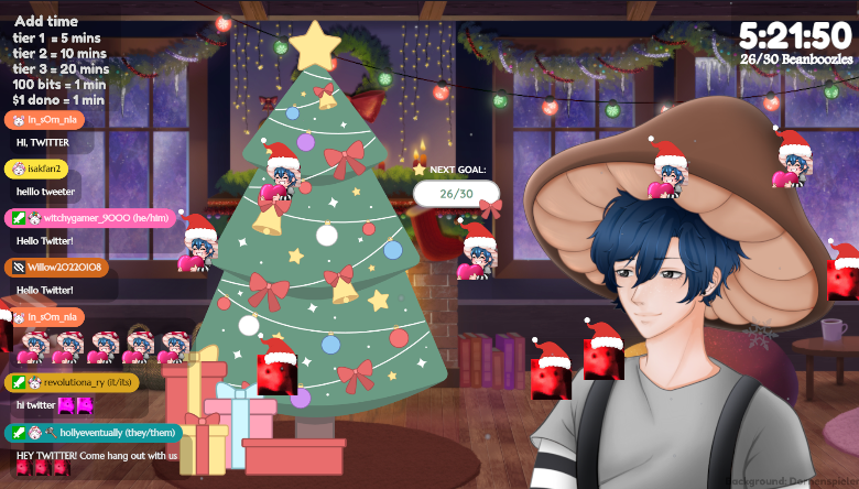 RatthewVT's tweet photo. I forgot to tweet that I'm live with the Christmas subathon!! Come be festive with us :D https://t.co/EIlwEHkN7k