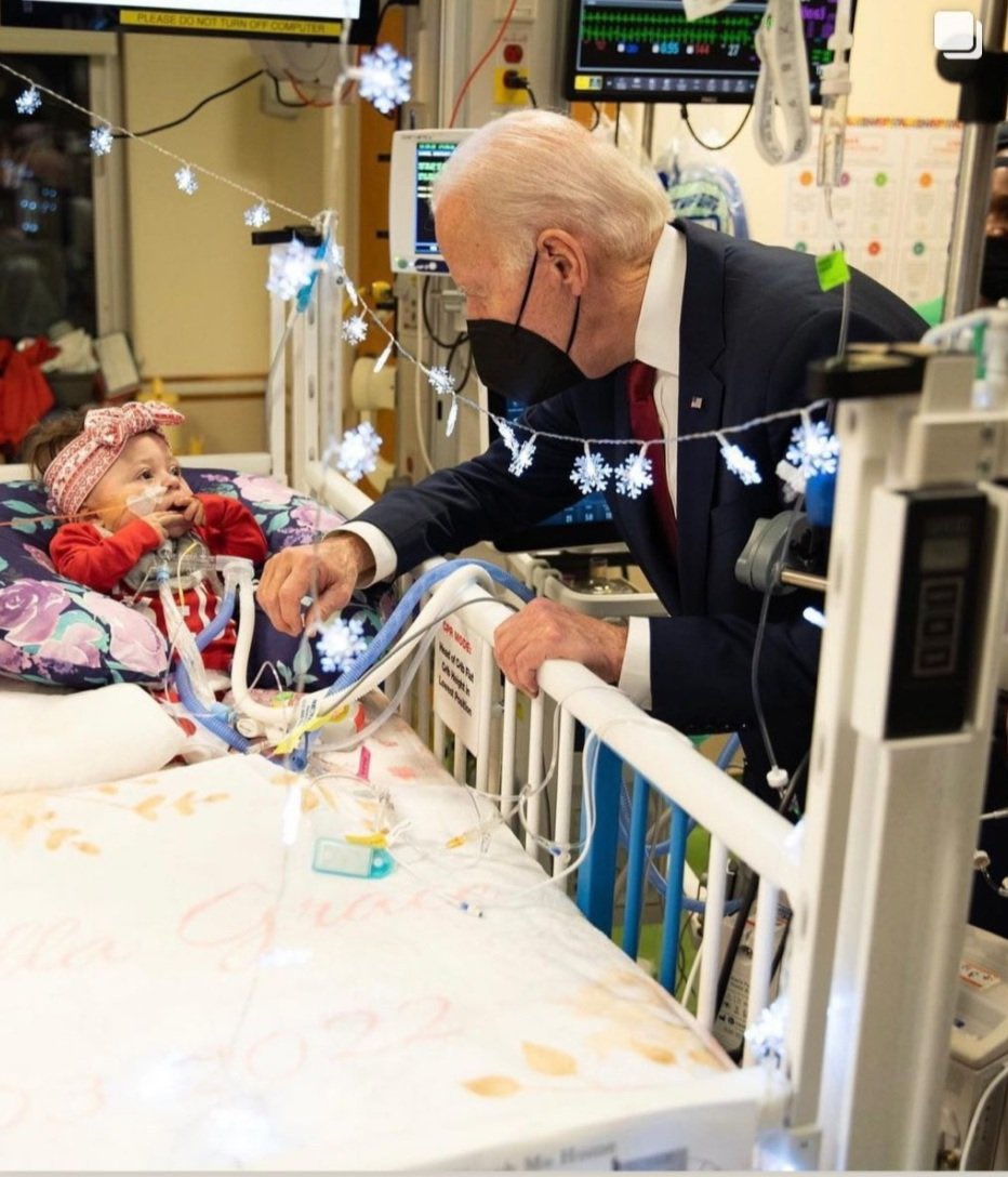 How Joe Biden is spending part of his Holidays.