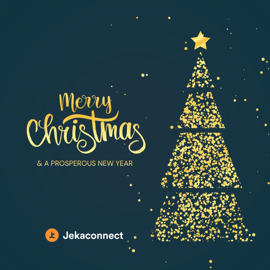 JekaConnect's tweet image. We wish you a wonderful Christmas full of meaningful memories with friends and family. 🎄