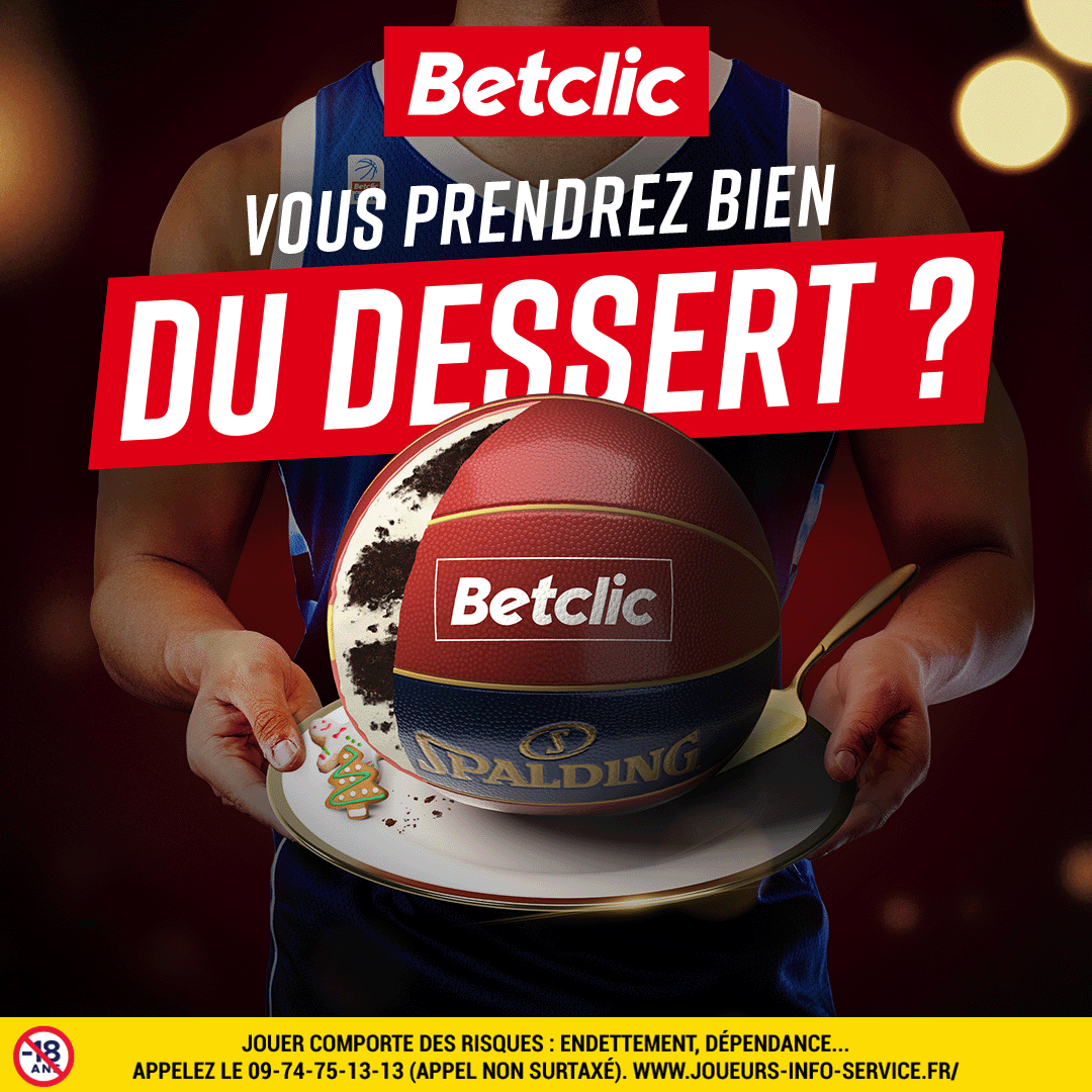Betclic's tweet photo. 🤤 Après un bon repas, une bonne dose de Basket ! Au fait... T'es dispo le 29 décembre ? 😏

🔥 2 x 2 places à gagner pour le #BetclicElite 𝗔𝗟𝗟 𝗦𝗧𝗔𝗥 𝗚𝗔𝗠𝗘 !

👉 RT + #BetclicElite pour participer ! https://t.co/aZsNBnIeAX