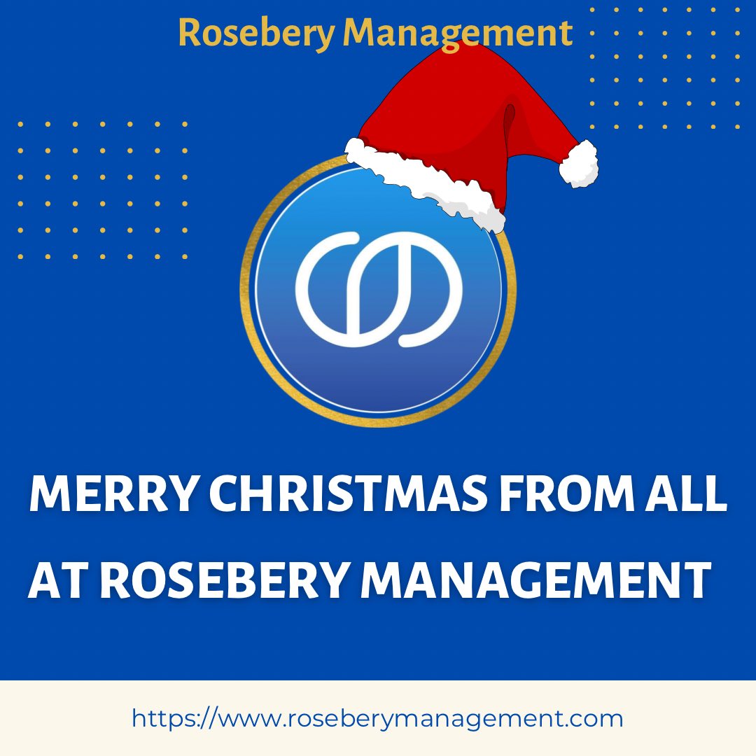 A very Merry Christmas from Rosebery Management!🎄 

We would like to say a hug thank you to all of our brilliant clients and everybody we have worked with this year! 
We look forward a 2023 full of exciting opportunities!

Have a wonderful festive period full of love and light🌟