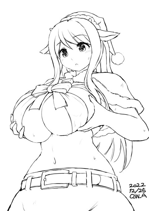 クリスマスらくがき 