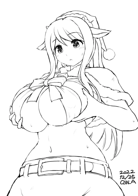 クリスマスらくがき 