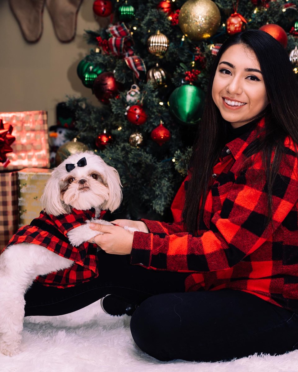 serenamonique_'s tweet photo. Sweet Pea and I wish y’all a Merry Christmas and Happy Howlidays 🎄🐶❤️ https://t.co/btFSMyTpkF