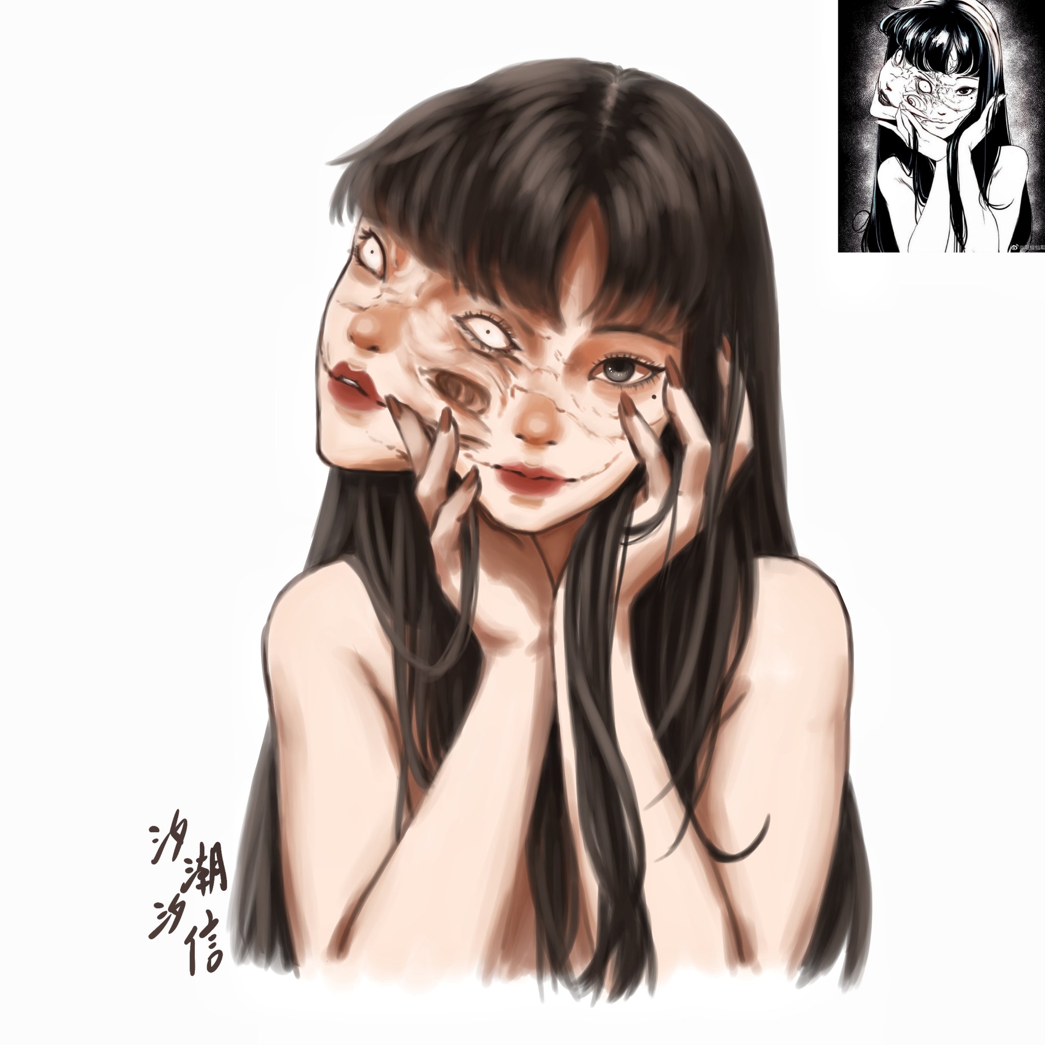伊藤潤二 富江 アートボードTO M Ie Junji Ito（Amazon.co.jp