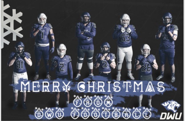 Thank you <a href="/dwtigerfootball/">DWU Football</a>